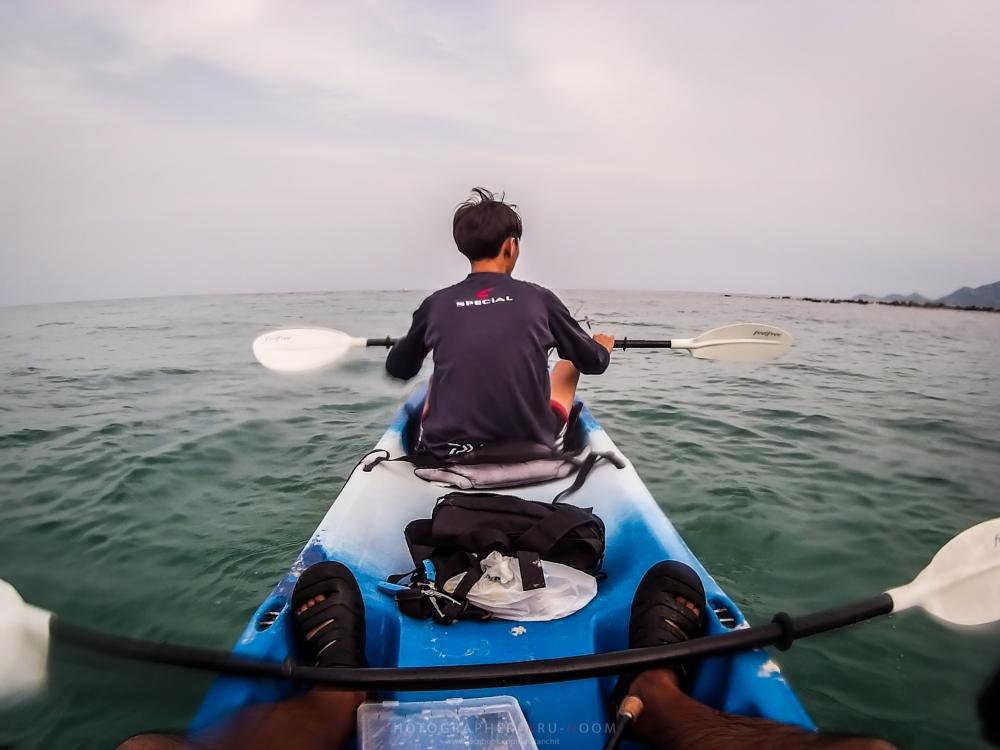 Kayak fishing 27 JUN 15 @ Chaweng Beach, Koh Samui