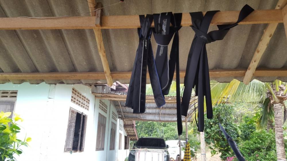 กลัวหมาคาบไปเล่น ต้องเก็บแบบนี้ครับ :laughing: :laughing: :laughing: