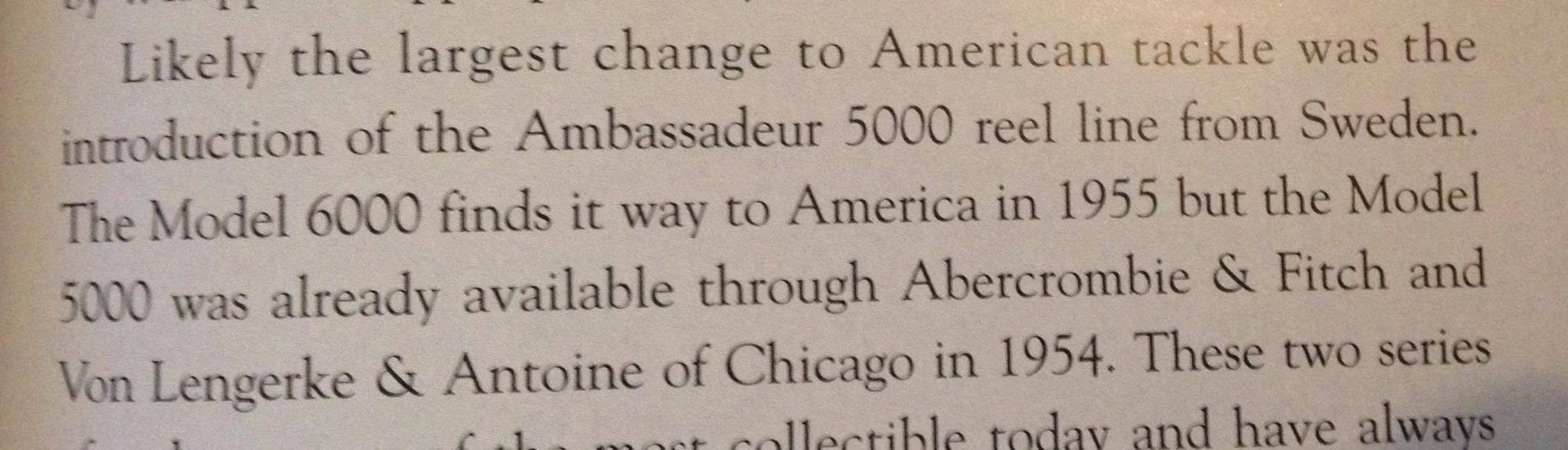 บริษัทเสื้อผ้าแบรน ชื่อดัง Abercrombie & Fitch ใครจะรู้ว่าครั้งนึง ก็เคยขายรอก Ambassadeur 5000 
