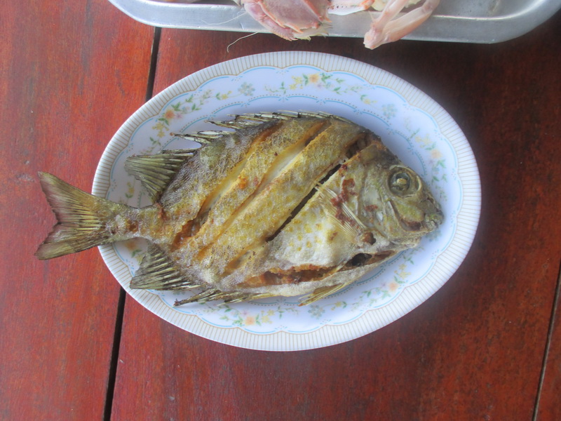 ปลาใบขุนนทอดมาแล้วครับบบบบบบ 
ปลาที่ตกได้ ปลาใบขนุนทอดแล้วอร่อยมากๆๆเลยครับบ
