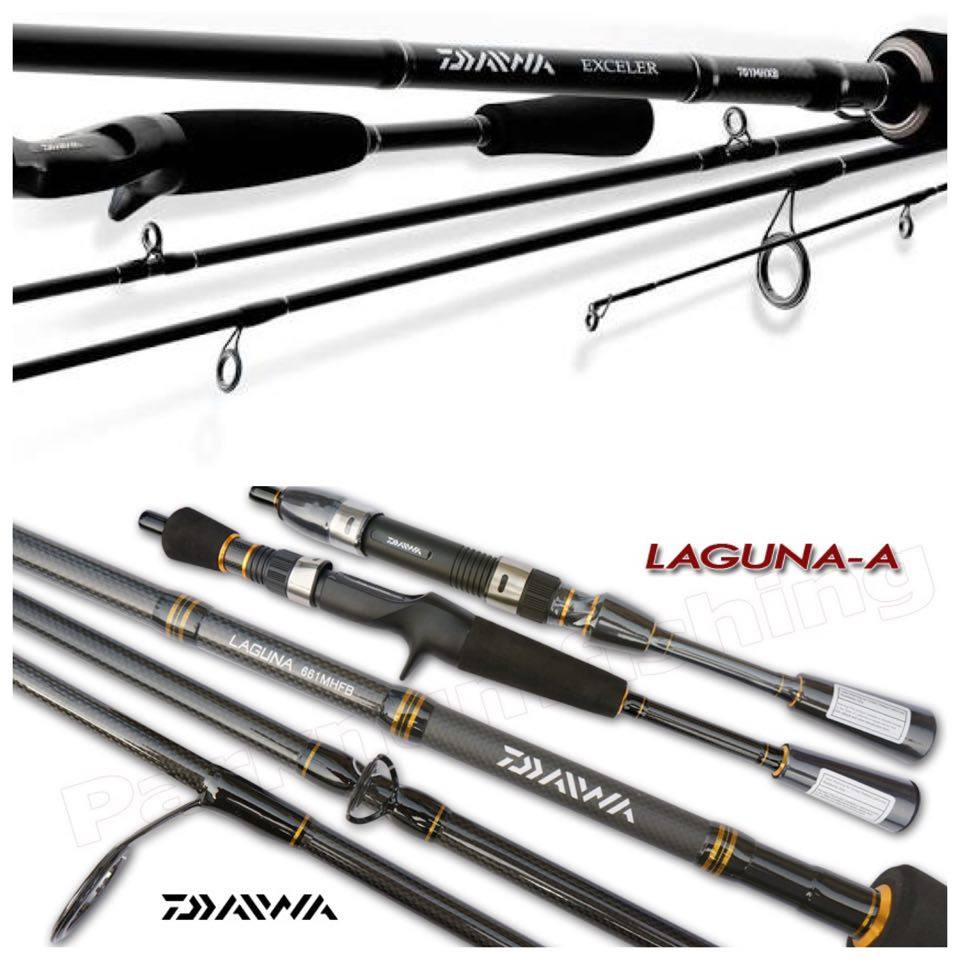 งานชะโดล้วน ไหนดี daiwa EXCELER สปิน7ฟุต8-17 กับ daiwa LAGUNA -A สปิน6.6ฟุต10-20