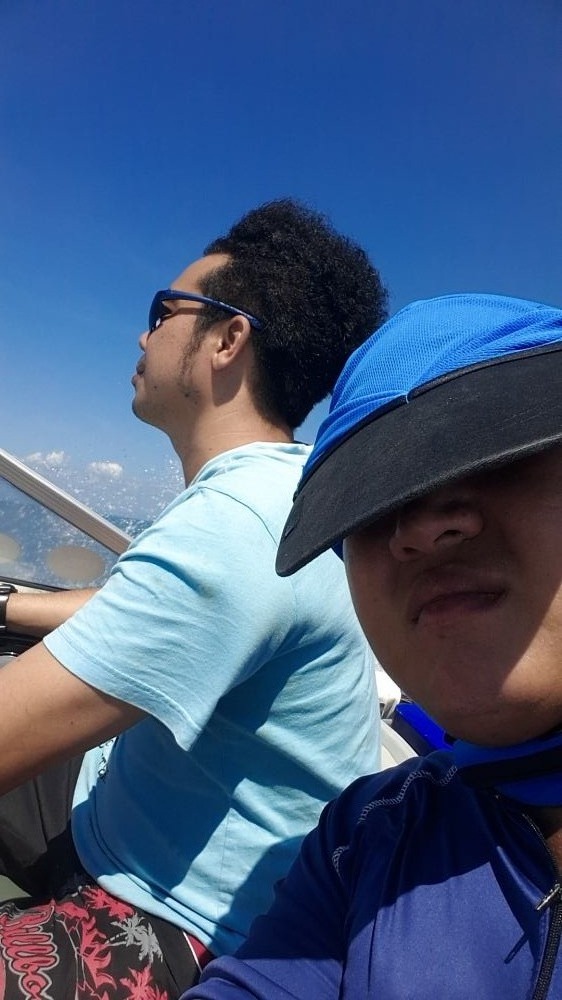 วันนี้โชคดีครับมีคนขับเรือไห้ ^^