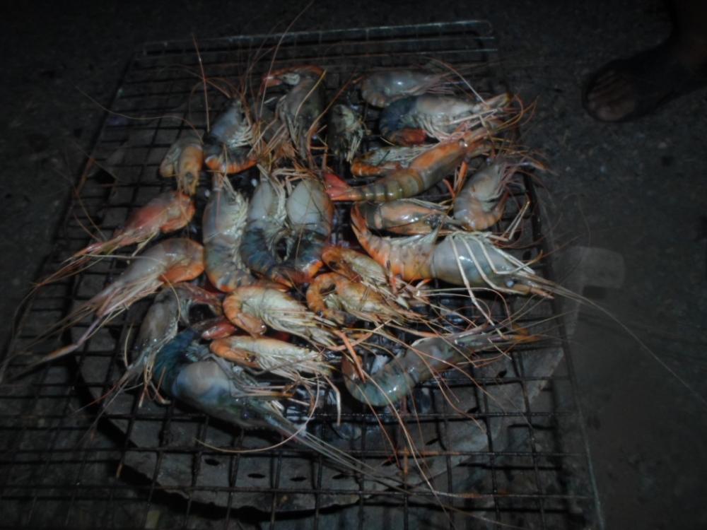 กุ้งเผาครับเมนูหลักสำหรับกุ้งก้ามกาม :umh: :umh: :umh: :umh: