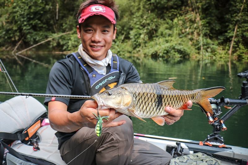  [center] [b] อ้วนนนตั๊บ
Feelfree Kayak Lure 11.5

Rod: Geecrack Double Dutch Dusty Mirror 70MH 1