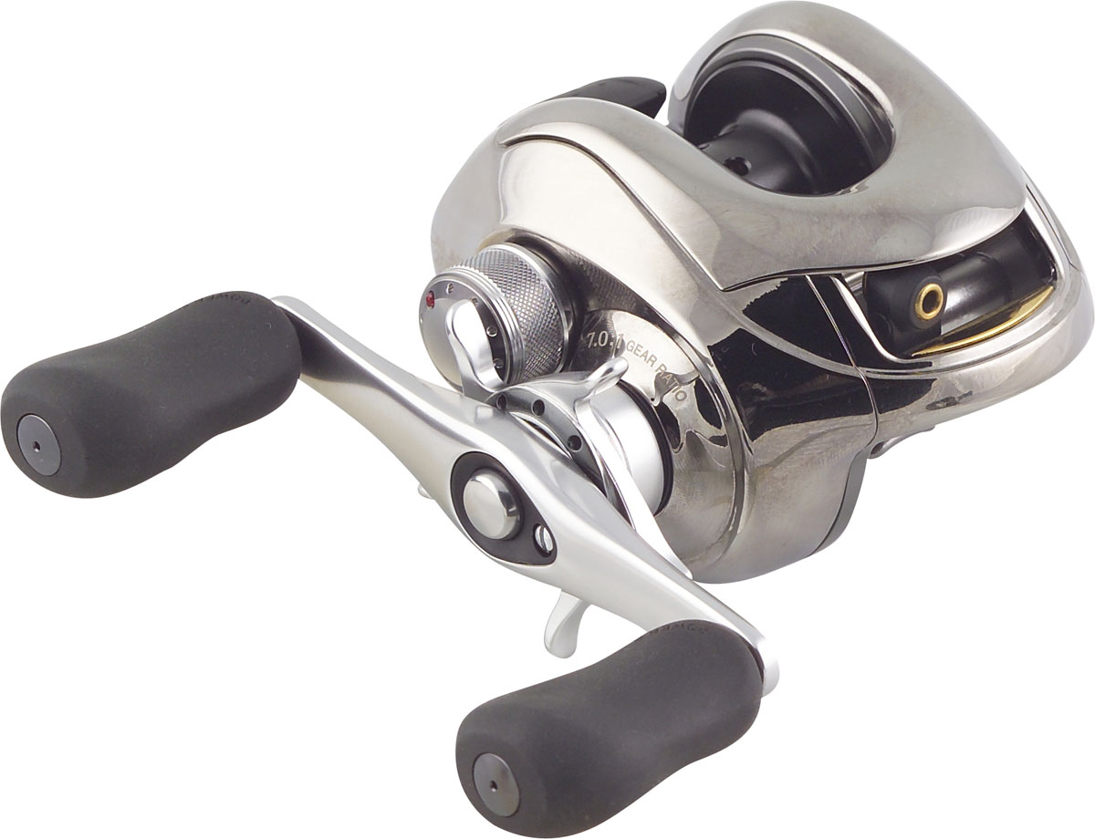 Shimano Antares Calais DC

Line Capacity (lbs / yds)  8(155)  10(130)  12(120)  14(100)
Gear Rati