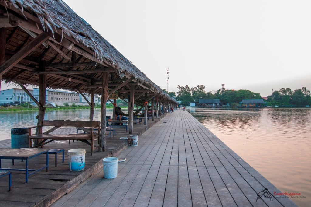 เดินมาถึงกลางทาง  บรรยากาศโล่งๆแบบนี้ พบเห็นได้ในวันธรรมดา
