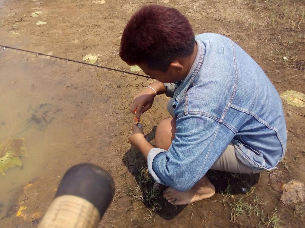 กัดเต็มๆค่อยๆปลด ให้โตกว่านี้เจอกันอีกนะ :laughing: