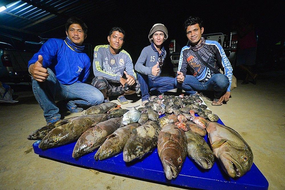 ผมเริ่มใด้ข้อสรุปครับว่า ปลาฝั่งอ่าวไทยก็มีจำนวนที่อุดมสมบูรณ์ไปไม่น้อยกว่าอันดามัน ธรรมชาติสร้างมาด