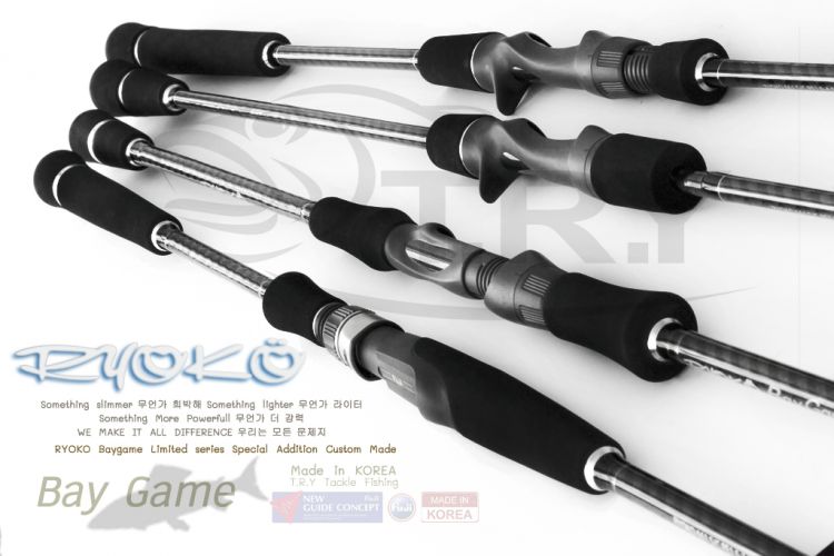 RYOKO Baygame 2014 Series
Model Type  : Ryoko Bay Game 661 Spinning/Bait 	
Length  :  6.6ft 
RYOK