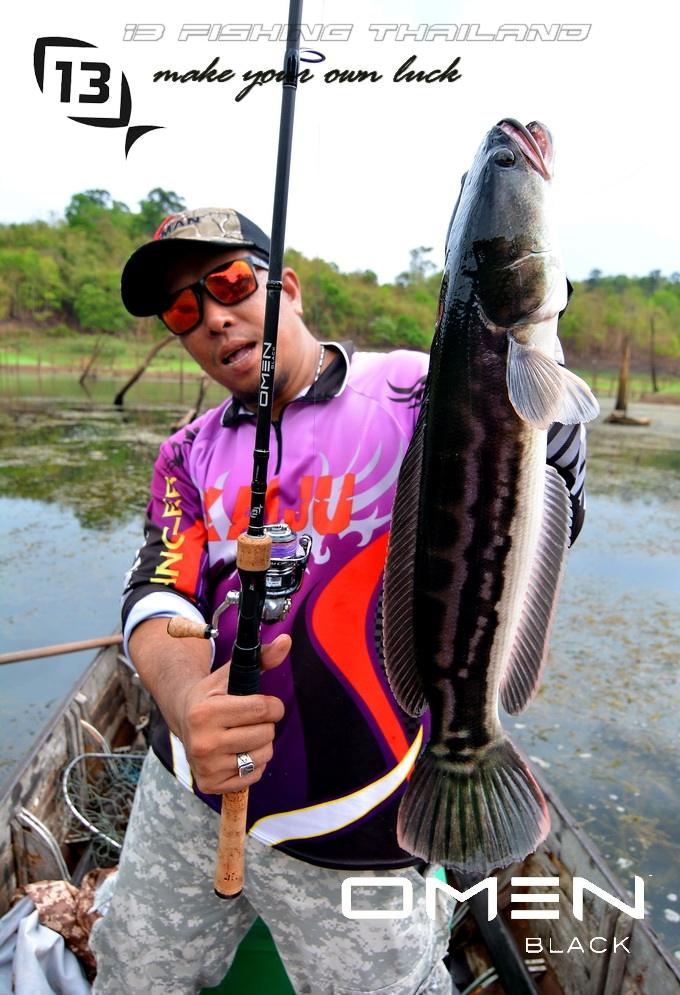  [q]ข้อความ[/q] [center]

Rod : 13Fishing Omen Black 6.7 ft. 6-12 lbs.

Line : Unitika Deluxe 25