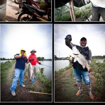  ทริปตกปลากะพงขัง  คับ วันนี้มาก็ 2 คนนี้ พี่ lekpamog เเละ น้อง First69   :grin: