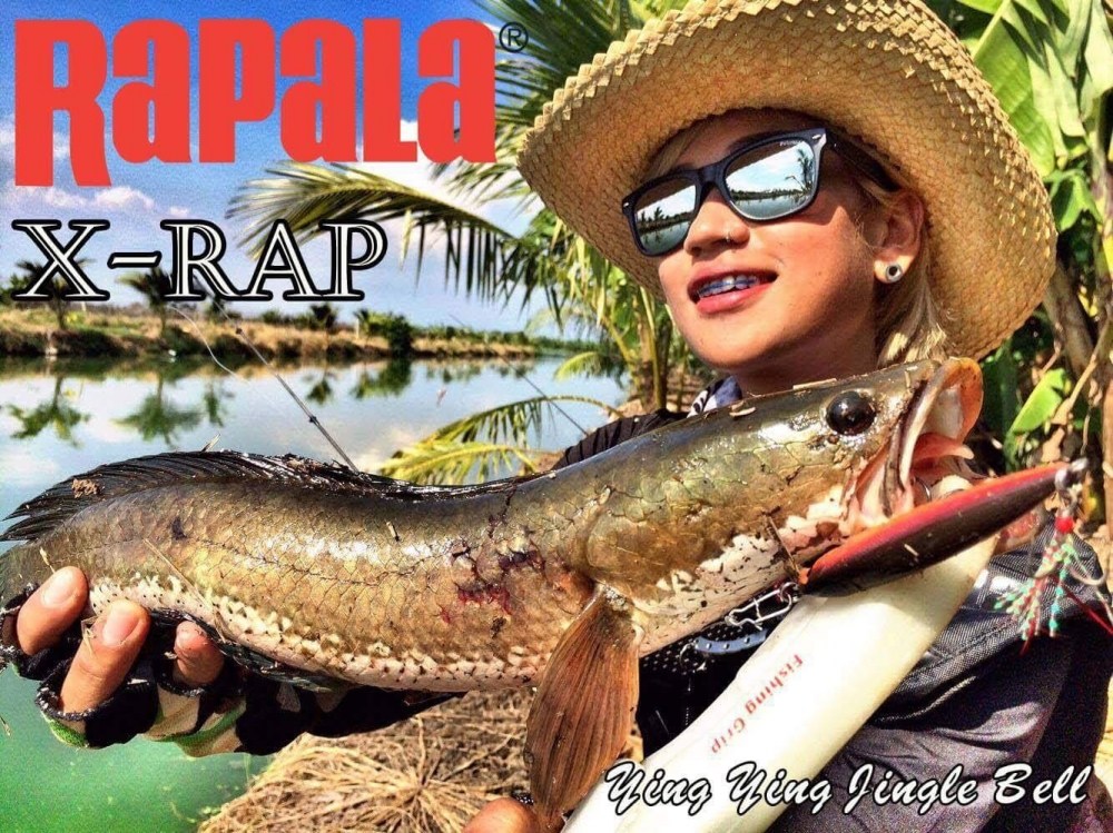 
 [b]น้องหญิงก็มาค่ะ หน้านางฟินน์มาก กับ Rapala X-Rap[/b]