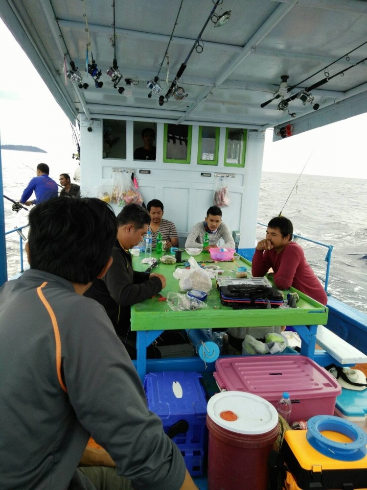 บรรยากกาศในเรือครับ