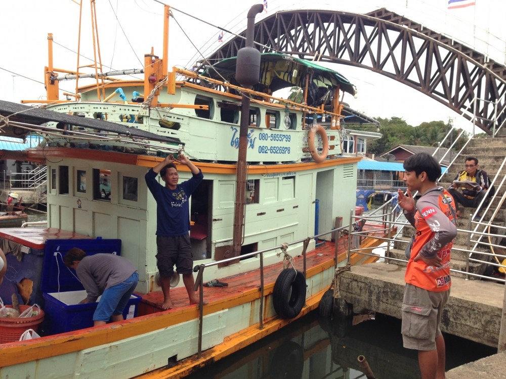 ที่นี่บ้านน้ำเชี่ยวครับ จุดลงเรือของ"ไต๋จั่น"