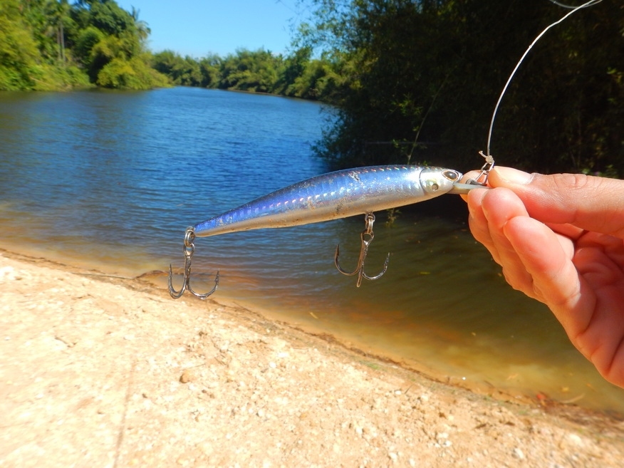 
เอาตัวนี้ออกมาลองหวดดูบ้างครับหลังจากพลาดกับปลาสากมา Storm arashi rattling minnow 11  :cheer: :che