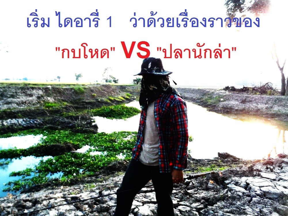 เริ่ม ไดอารี่ 1 +++++ ว่าด้วยเรื่องราวของ "กบโหด" กับความโหดของเหล่านักล่า +++