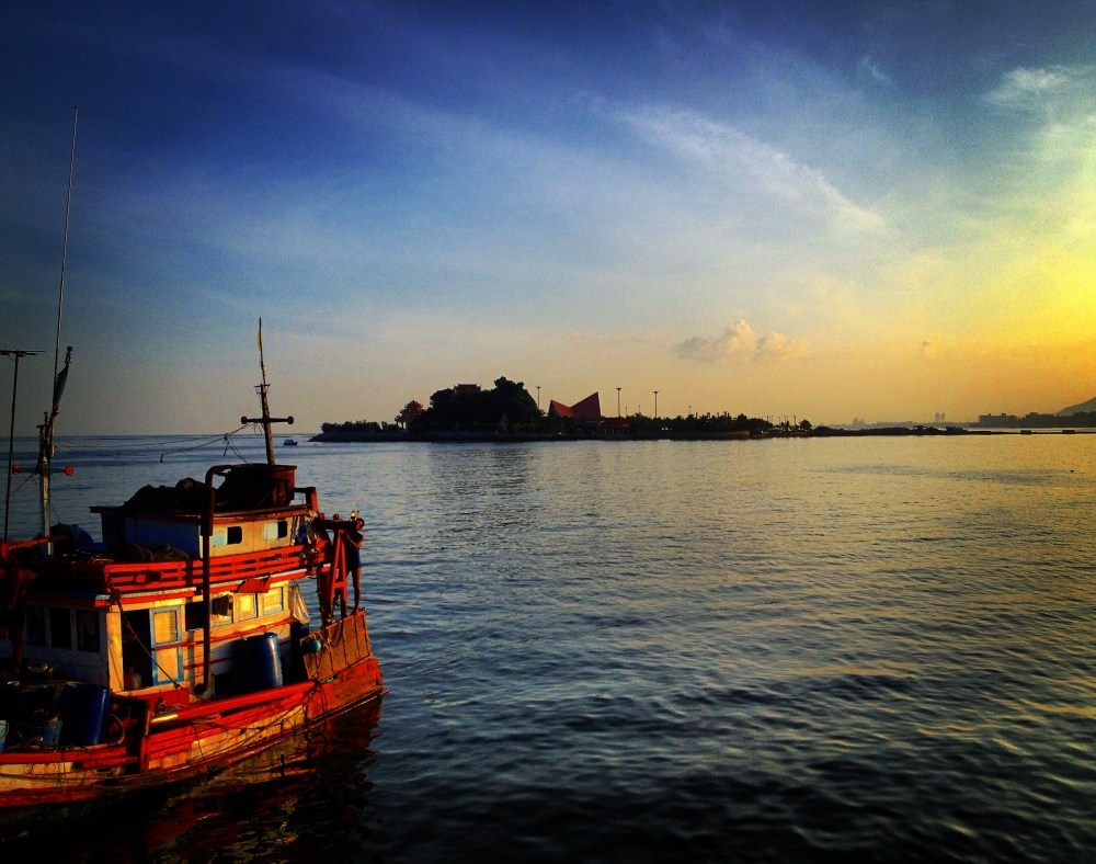 บรรยากาศยามเช้าครับ ท่าเรือครับ