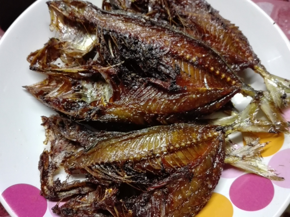 ทอดแล้วก็ออกมาหน้าตาแบบนี้