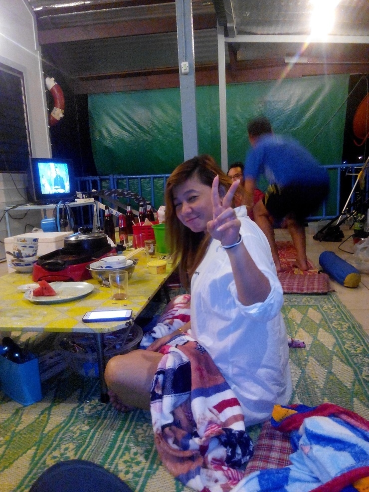 หลังกลับมานั่งกินกันต่อ หวานใจผมก้อบอกสู้ตายนะคืนนี้ หากคืนนี้ยังแห้วอยู่ ทริปถัดไป อด :grin: