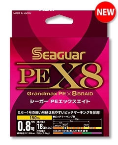 สาย PE  SEAGUAR PE X8 
Number pattern	                      0.6	                0.8	               