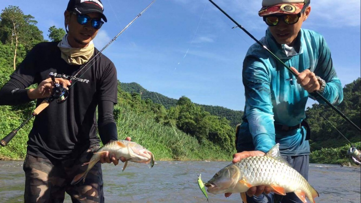 ตีหลุมเดียวกันเลยครับผมนวดอยู่สักพัก ไผ่เดินมาตีเสียบไม้เดียวโดนเลย