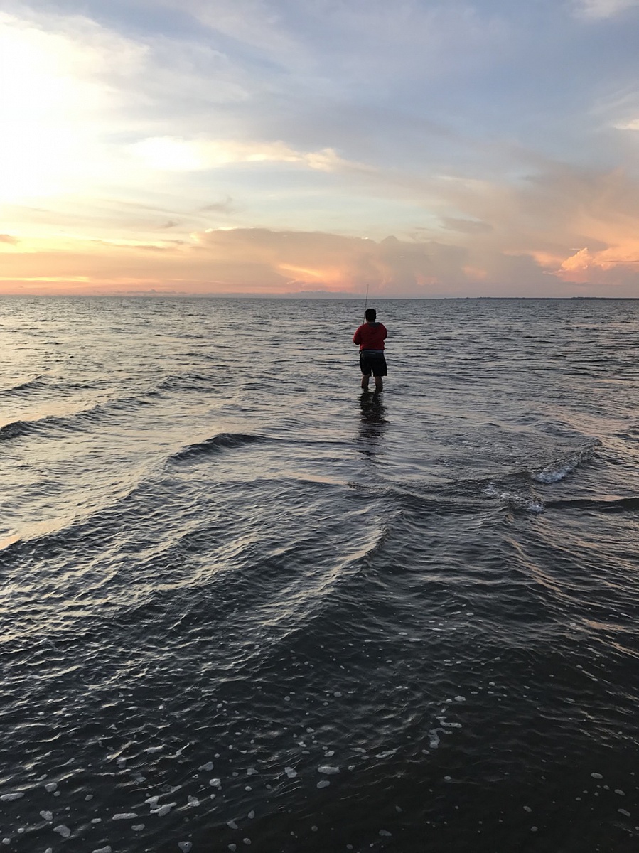 เช้าและใกล้มืดก็ตีกะพงชายหาด ได้บ้างหลุดบ้าง