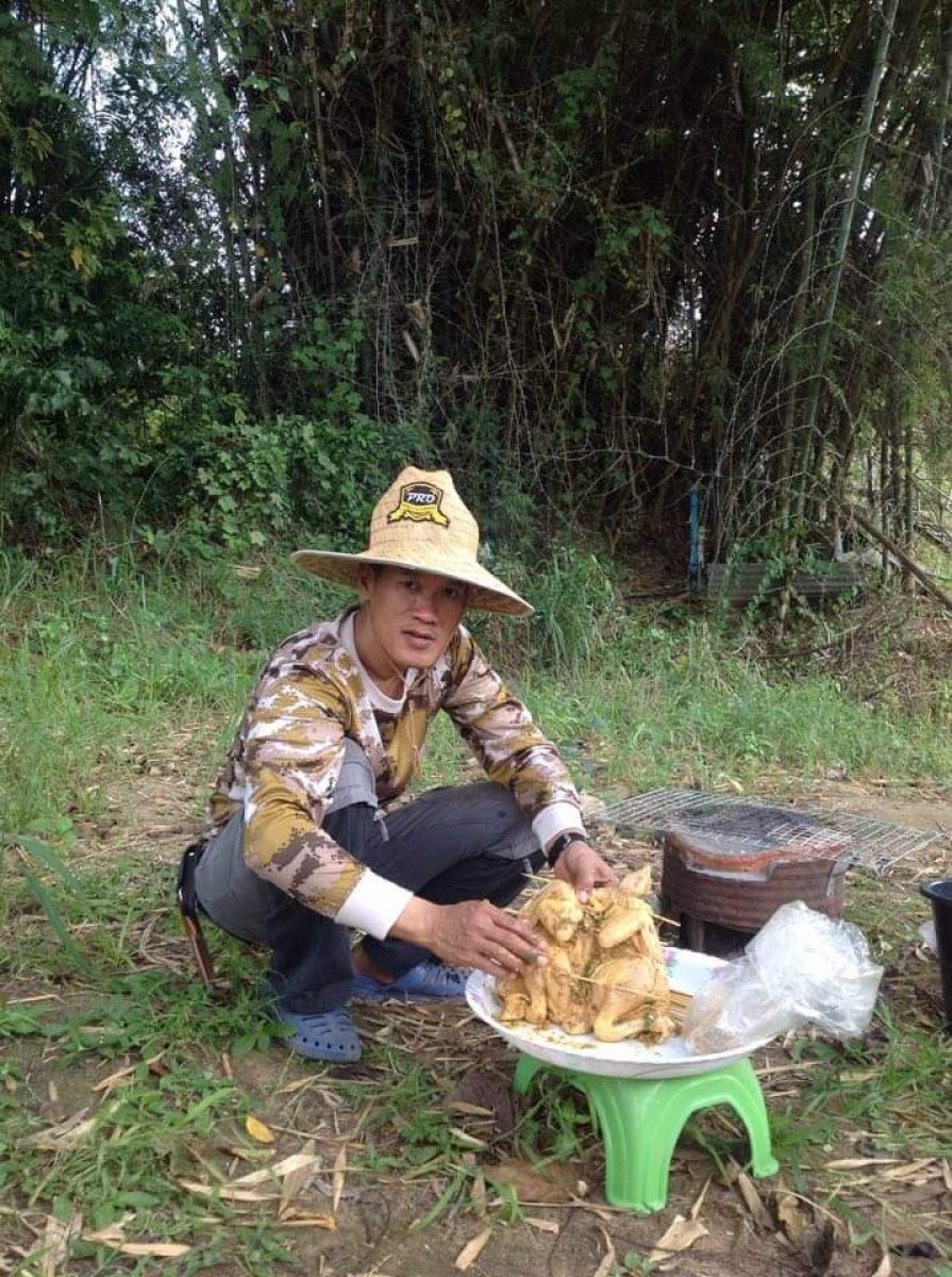 หมักไก่เตรียมย่าง เสียบตูดซ้าย เสียบตูดขวา