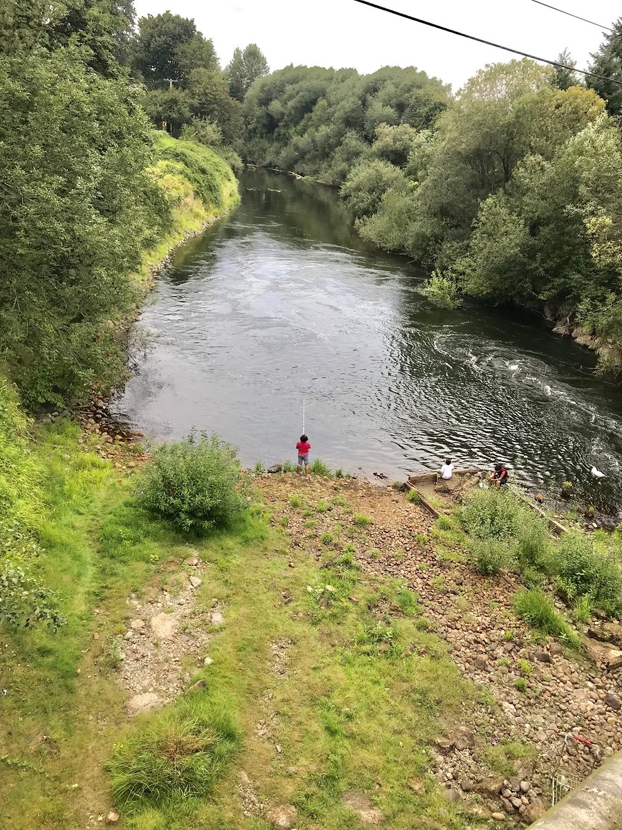 Salmon fishing season in USA