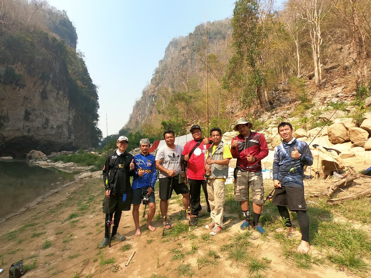 Wonderful fishing in Myanmar and Tak province Thailand.