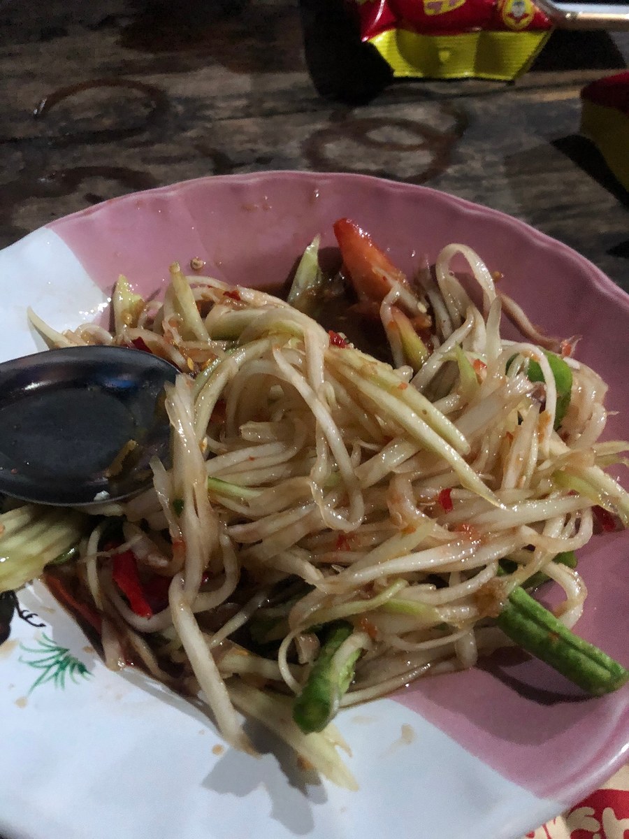 ส้มตำที่กินแล้วต้องไปล้างใตด้วยหล