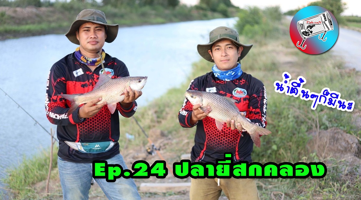 Ep.24 ปลายี่สกคลอง น้ำตื่นๆก็ยังมี Fishcan Fishing