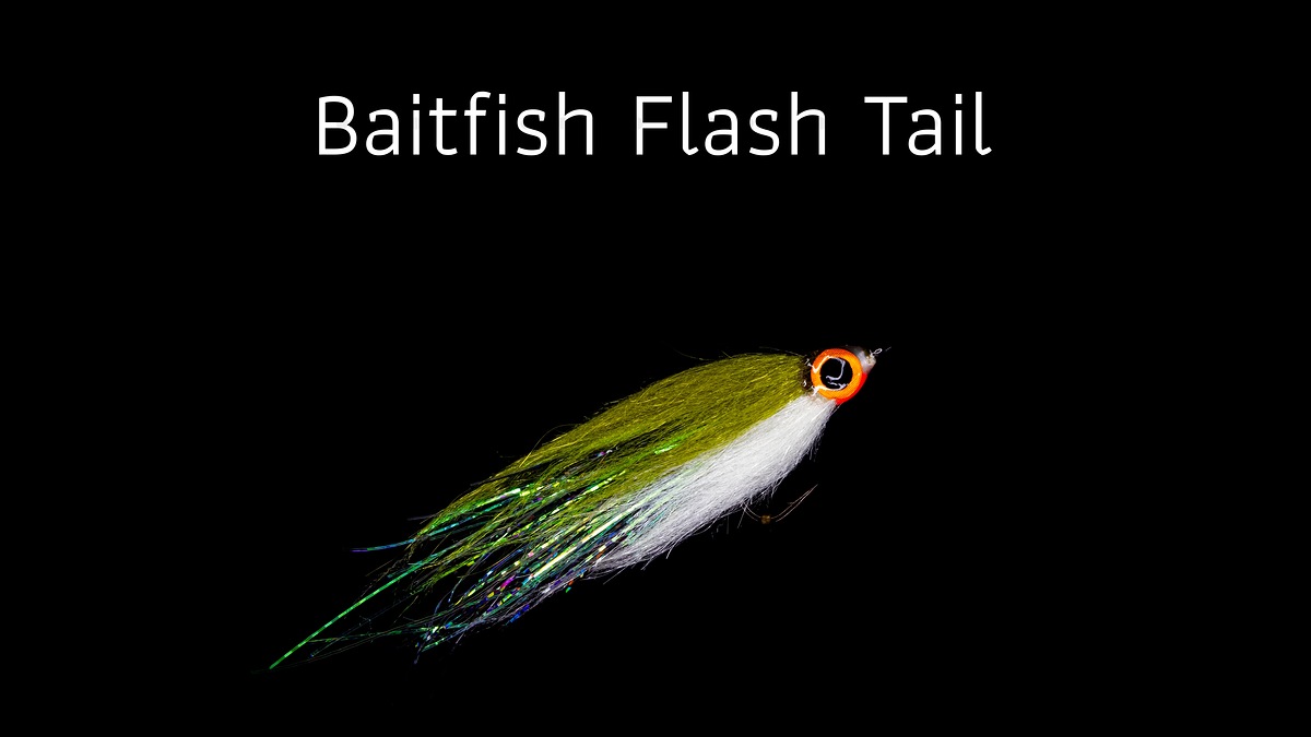 ทำเหยื่อฟลาย - Baitfish flash tail Fly Tying [ฟลายพันดึก]
