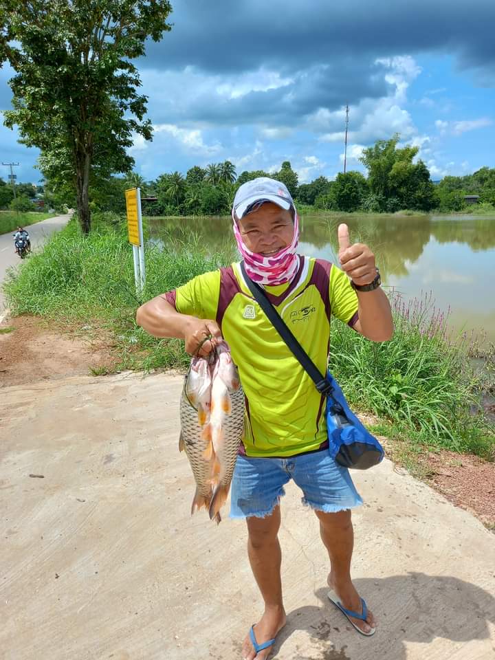 ต้มยำปลากระสูบ ใส่ใบหม่อนแห้ง 