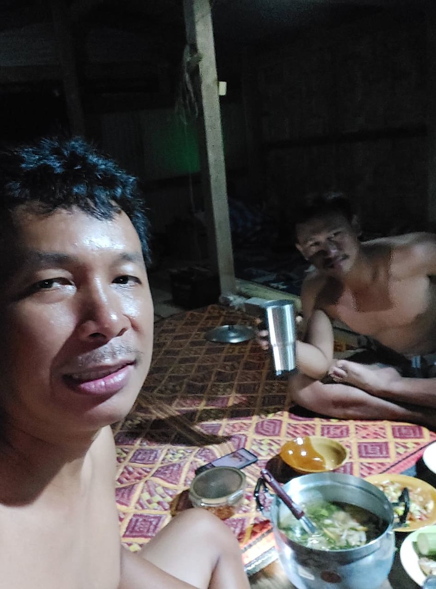 หนุ่มเจ๋า ครับการการมาตกปลาครั้งแร
