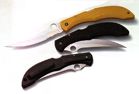 เอาไปตกปลาก็นี่เลย spyderco catcherman.ใบยาว4นิ้วกว่าๆเป็นมีดแล่ได้เลย