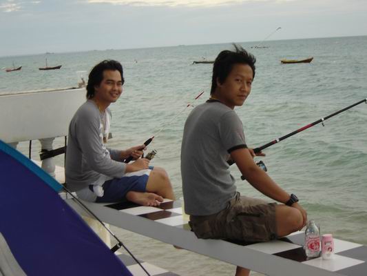 ตกปลาชายหาดพลาที่ ระยอง