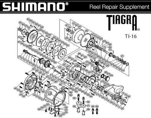 ผ่า Shimano Tiagra TI-16 รอก 2 Speed ทะเล