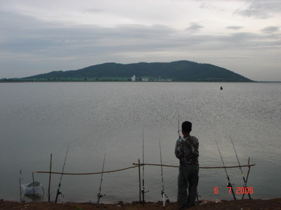 เลี้ยงส่งพรานหนอง ที่เขื่อนป่าสักฯ