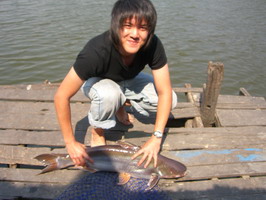 ครั้งแรกกับการตกปลา ครั้งแรกที่บึงสำราญ