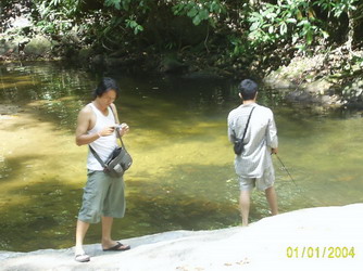 ตกปลาน้ำตก