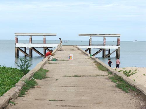 สะพานปลาเก่า ปากน้ำปราณบุรี จ.ประจวบ