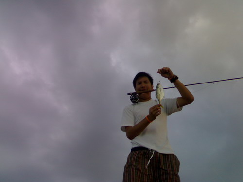fly fishing หน้าบ้าน