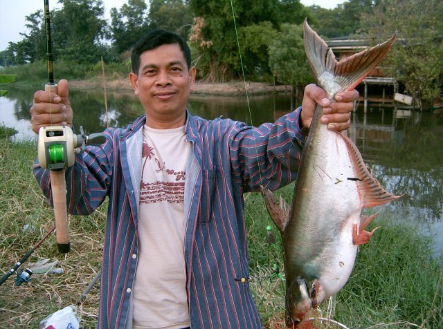 คันตีเหยื่อปลอมมาตีหน้าดินครับ