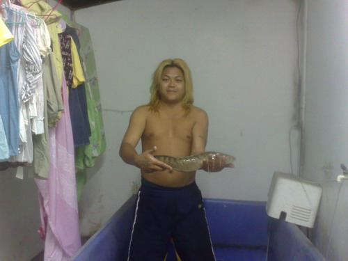 ไปตกปลาที่แพแมนยูบางปะกงครับ