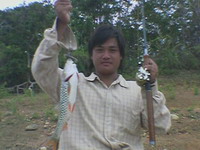 พา2เกอเล่นนำ้ที่ศรีสวัส