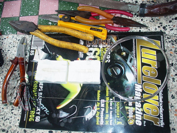 ทำเหยื่อ buzz bait ตกชะโด