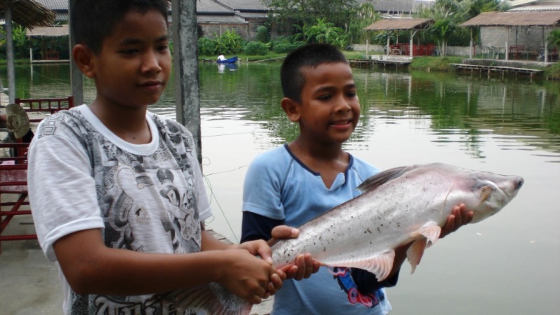 ฝึกเด็กให้รักการตกปลา และ มีน้ำใจ