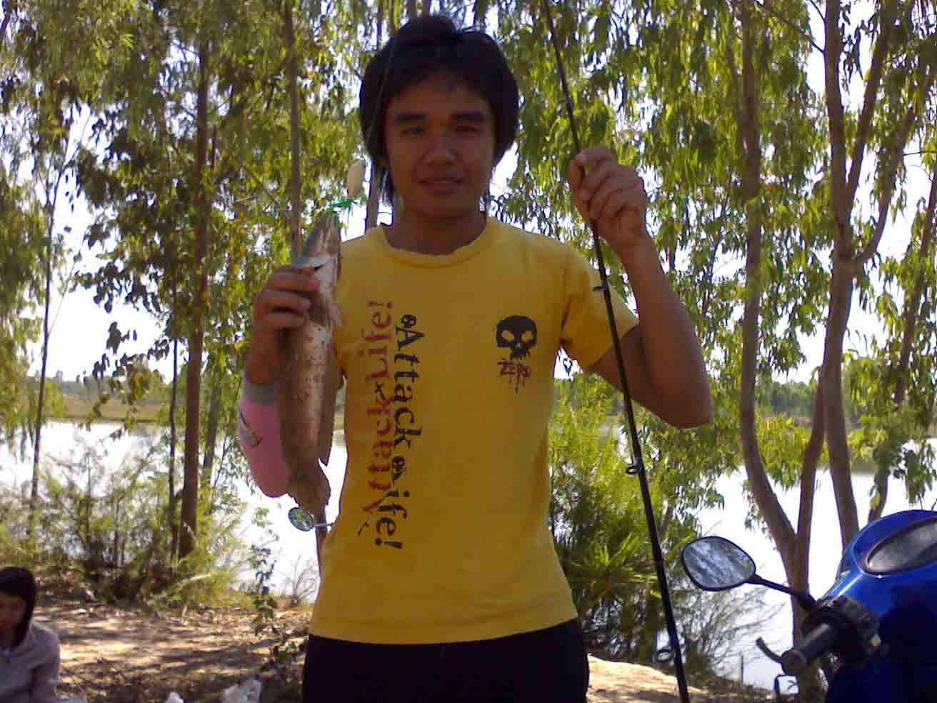 ตกช่อนที่ อ.ราษีไศล คับ 