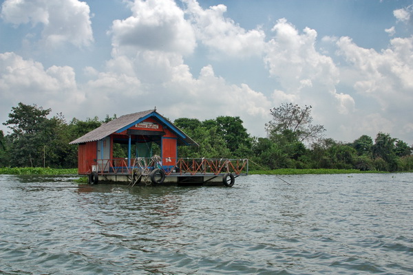 เรือนแพ fishing  @บางไทร