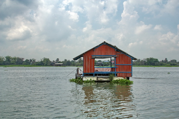 เรือนแพ fishing  @บางไทร